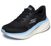 Skechers Women's GO Walk MAX Cushioning Arch FIT Roslyn Sneaker, Black, 6 UK