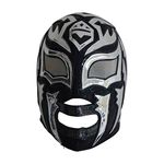 Deportes Martinez La Sombra Semi-Professional Lycra Lucha Libre Wrestling Mask Adult Size Luchador Mask Black Premium Quality Mascara de Luchador for Cosplay or Professional Wrestling