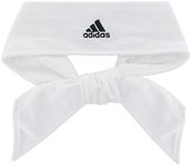 adidas Tennis Tie II Hairband, White/Black, One Size