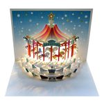 Christmas Carousel Pop-up Card