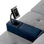 FAGAGA Sofa Armrest with Cup Holder