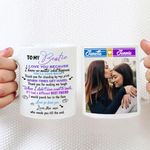 Personalized Best Friends Mug I Love You to My Bestie Mug Gifts for BFF Sister Custom Friendship Mugs for Women,Xmas Birthday Gifts, 11 or 15 oz