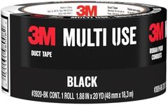 3M Duct Tape Black, 1.88 inches by 