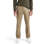 Dockers Men's Signature Stain Defender Slim Creased Chinos, New British Khaki, 29W / 30L
