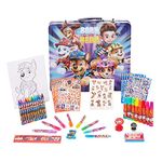 Innovative Designs Nickelodeon Paw Patrol The Movie Deluxe Activity Set with Carrying Tin, Coloring Sheets, Tattoos, Stickers, & Art Supplies