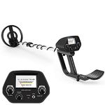 DeeAWai Metal Detectors for Kids Adults - Beginner Waterproof Metal Detector with 8" Coil - 2lbs Lightweight Metal Detectors with Adjustable Stem