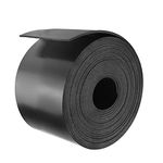 Neoprene Rubber Sheet Neoprene Rubber Strips 80mm(W) x1.5mm(T) x3m(L) Solid Rubber Rolls for DIY Gaskets, Crafts, Pads, Flooring Protection, Supports, Leveling, Anti-Vibration, Anti-Slip