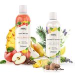 Wahl Dirty Beastie Shampoo, Dog Shampoo, Shampoo for Pets, Natural Pet Friendly Formula, for Dirty Pet Coats, Ready-to-Use, Remove Dirt and Odours, Smelly Coats + Wahl Easy Groom Animal Conditioner