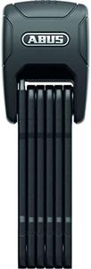 ABUS Bordo Granit XPlus Folding Padlock 6500KA/90 Black SH - Flexible and Secure Bike Lock with Alarm and Extra Protection on Joints - with Padlock - Length 90 cm