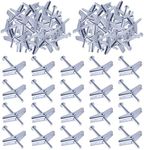 Swpeet Toggle Bolt and Wing Nut Kit for Hanging Heavy Items on Drywall (60PCS)