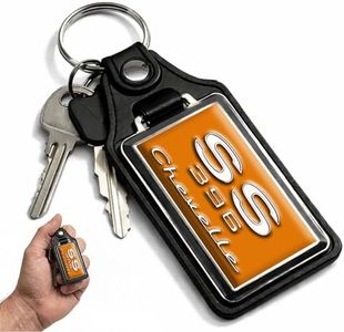 Brotherhood Car Key Chain for Chevelle - Classic Models Keychain for Men and Women Gift Key Ring - Orange - SS 1969