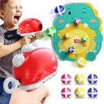 Kidology Target Shooting Games for Kids Toys, Dinosaur Safe Shooting Target, Ball Throwing Toy Set,Dart Board for Kids Birthday Gifts, Safe Indoor Outdoor Game for Kids Age 3+