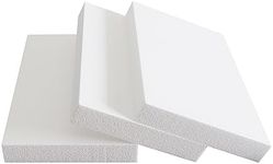 DNB Craft Foam Board - 3PCS 17X11X2 Inch Polystyrene Rectangle White Thick Foam Sheets - Crafts and Arts Supplies