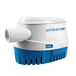 BACOENG Bilge Pump with Float Switch, Bilge Pump 12v Automatic 1100GPH/70LPM, Blue