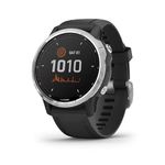 Garmin fēnix 6S SOLAR, Smaller Multisport GPS Smartwatch, Solar Charging, Advanced Health and Training Features, Ultratough Design Features, Up to 9 days battery life, Black