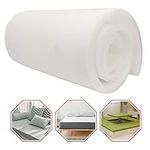 Cozylkx Upholstery Foam, 0.5" H x 24" W x 71" L High Density Seat Cushion Foam for Foam Padding, Seat Replacement, Upholstery Sheet, White