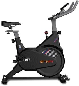BIONFIT ApeX Pro Gym Cycle for Home | Cycling Machine with Magnetic Resistance, 7 Kg Flywheel, Max Weight: 120 Kg, 2-Year Warranty | Adjustable Resistance, Silent Belt Drive | Spin Bike for Cardio Exercise Fitness
