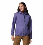 Columbia Women Omni-Tech Arcadia II Rain Jacket, Purple, L, Hiking | Trekking | Waterproof