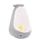 Potty Training Urinal for Boys - Cute Whale Training Urinal/Potty Urinal Pee Trainer Urine(Grey Whale)