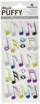 Paper House Productions Puffy Stickers, Musical Notes, 3-Pack, 3 Piece