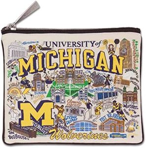 catstudio University of Michigan Collegiate Zipper Pouch Purse | Holds Your Phone, Coins, Makeup, Dog Treats, & Tech Tools