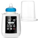 Baby Bottle Warmer, 6-in-1 Multi-Functional Bottle Warmer Fast Warming Baby Food Warmer High Temperature Bottle Steriliser, Precise Temperature Control for Breastmilk or Formula