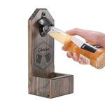 Unique Christmas Birthday Gifts for Men, Beer Bottle Opener Wall Mounted, Beer Gifts for Men, Cool Gifts for Men Who Have Everything, Stocking Stuffer for Men,Retirement Gifts for Men