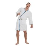 Christmas Vacation Cousin Eddie Robe - White Robe and Belt from National Lampoons Christmas Vacation for Halloween Christmas Costume Cosplay Set, White, One Size