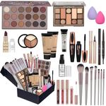 Makeup Kit for Women Makeup Kits for Teens Girls Makeup Set for Teenagers Eyeshadow Palette Foundation Concealer Makeup Powder Makeup Gift Set for Teens Women