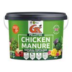 6X 8 kg Pelleted Chicken Manure Organic Fertiliser