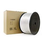 Gizmo Dorks PETG Filament for 3D Printers 1.75mm 5kg, Transparent