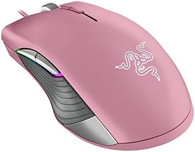 Razer Lancehead TE Ambidextrous Gaming Mouse: 16,000 DPI Optical Sensor - Chroma RGB Lighting - 8 Programmable Buttons - Mechanical Switches - Quartz Pink
