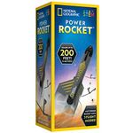 National Geographic Motorized Air Rocket Launcher for Kids - Self-Launching Toy, Launches up to 200 ft. with Safe Landing - Innovative Outdoor Toy & Model Rocket