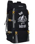 GL GOOD LIKE 65 L TRACKING HIKING TRAVEL BAG PACK RUCKSACK HIKING WATERPROOF OUTDOOR BAG. (Black)