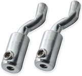 Easyboost Z Cable Clamp Gas Throttle Carburettor Handle for Lawn Mower Brushcutter Garden Tiller (2 Cable Ties)