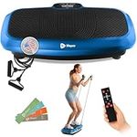 LifePro 3D Vibration Plate Exercise Machine - Dual Motor Oscillation, Pulsation 3D Motion Vibration Platform - Full Whole Body Vibration Machine for Home Fitness (Blue)