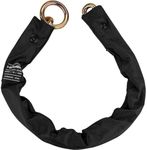 Hiplok XL Bike Chain Lock/Bicycle Chain Lock - Black. 100cm Chain Locking Length. Sold Secure Powered Gold & Pedal Diamond - 3 Keys Included