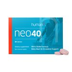 Neo40, Daily Heart and Circulation Support, Nitric Oxide Formula, Dietary Supplement, Quick Dissolve 30 Tablets