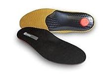 Pedag Plantar Fasciitis | German Made | Arch Support Orthotic Insoles Inserts for Men and Women | Heat Moldable Shoe Inserts | Medium and High Arch | Foot Pain Relief | Anti Odor | Men 12/ EU 45