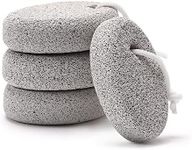4-Pack Natural Pumice Stone for Fee