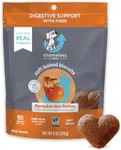 Shameless Pets Soft-Baked Dog Treats, Pumpkin Nut Partay - Natural & Healthy Dog Chews for Digestive Support with Fiber - Dog Biscuits Baked & Made in USA, Free from Grain, Corn & Soy - 1-Pack