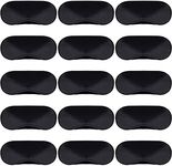 50 Pieces Eye Cover Sleep Mask Blindfold Eye Mask Blindfold Sleeping Masks for Games Party Travel with Nose Pad and Adjustable Strap (Black)