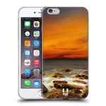 Head Case Designs Red Sky Rocky Seashore Beautiful Beaches Soft Gel Case Compatible With Apple iPhone 6 Plus/iPhone 6s Plus