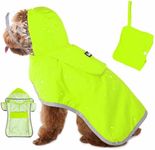 Lukovee Dog Raincoat, Adjustable Do