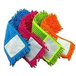 WARESHARK 1 x Microfibre Mop Refill Replacement Heads Dust Floor Cloth Cleaning Washable Pads Mop Head (Assorted Colour)