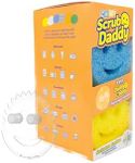 Scrub Daddy Colors Sponges 6ct + Daddy Caddy - Scratch-Free Multipurpose Dish Sponge + Sponge Holder - BPA Free & Made with Polymer Foam - Stain & Odor Resistant Kitchen Sponge