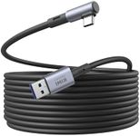 KIWI design Link Cable Accessories 16FT with Cable Clip Compatible with Quest 2/1/Pro, and Pico 4