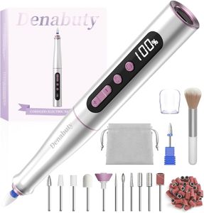 Denabuty Cordless Nail Drill – 35,000 RPM Electric Manicure Tool