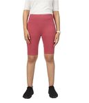 KYDA® Girls's Stretchable Anti Bacterial Cycling Shorts, Yoga & Workout Gym Shorts (Rough Pink 7-8 Yr)