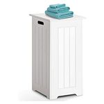 CASART Laundry Cabinet - Bathroom Furniture, Painted Surface, Large Capacity, as Laundry Bin| Laundry Chest|Storage Cupboard for Storage, Clothes, Towel, Bed Sheet, Duvet Cover, White